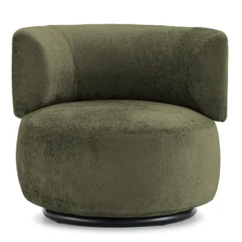 Fotoliu Kartell K-Waiting design Rodolfo Dordoni Chenille Sage imagine