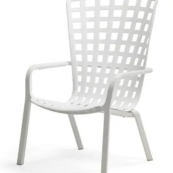 Fotoliu recliner exterior Nardi Folio alb imagine