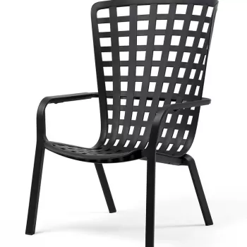 Fotoliu recliner exterior Nardi Folio antracit imagine