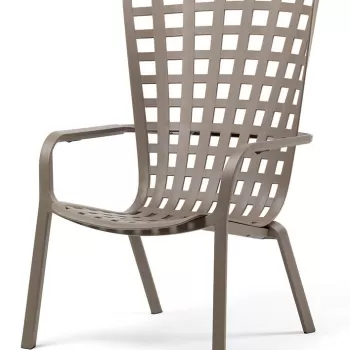 Fotoliu recliner exterior Nardi Folio taupe imagine