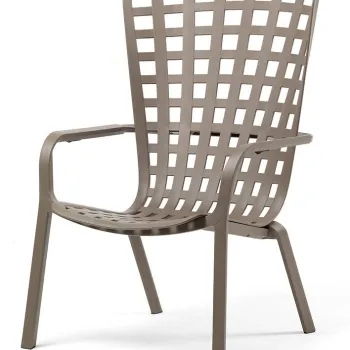 Fotoliu recliner exterior Nardi Folio tortora imagine