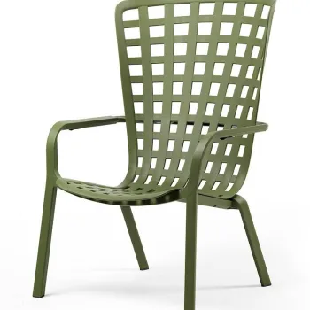 Fotoliu recliner exterior Nardi Folio verde agave imagine