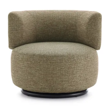 Fotoliu rotativ Kartell K-Waiting design Rodolfo Dordoni Texture Green imagine