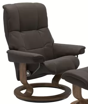 Fotoliu Stressless Myfair Classic M cadru Teak tapiterie piele Batik Brown imagine