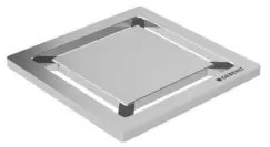 Gratar pentru sifon pardoseala Geberit FloorDrain inox periat patrat 8x8 cm imagine