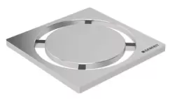 Gratar pentru sifon pardoseala Geberit FloorDrain inox periat rotund 8x8 cm imagine