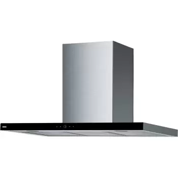 Hota decorativa Franke Arno 90 XS/BK 90cm 530 mr/h Clasa A+ inox satinat - cristal negru imagine