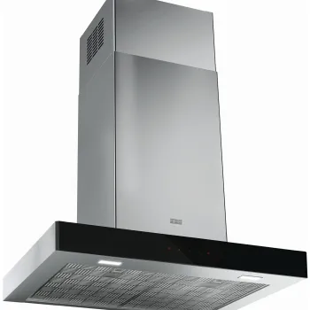 Hota decorativa Franke Mythos FCR 625 TC BK/XS NG max 600 m3/h 60cm Cristallo Nero imagine