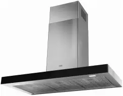 Hota decorativa Franke Mythos FCR 925 TC BK/XS NG max 600 m3/h 90cm Cristallo Nero imagine