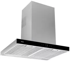Hota decorativa Teka DLH 686 T ultraslim 60cm 3 trepte + intensiv 920 mc/h Free Outlet clasa A Inox - cristal negru imagine
