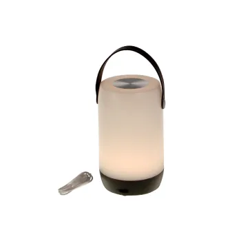 Lampa de exterior Deko Senso 11.5x19cm IP44 touch USB alb-negru imagine