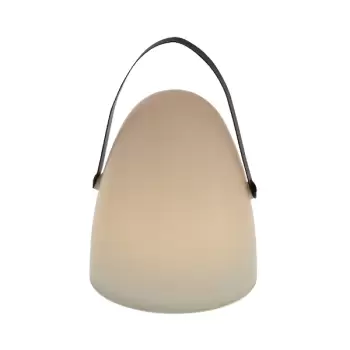 Lampa de exterior Deko Senso 21x30cm IP44 timer USB alb-negru imagine