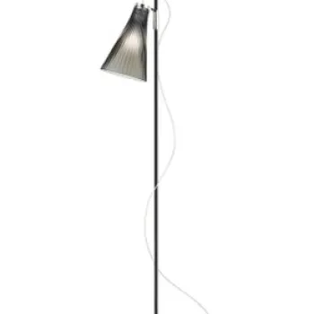 Lampadar Kartell K-LUX design Rodolfo Dordoni h 165cm negru-fumuriu imagine