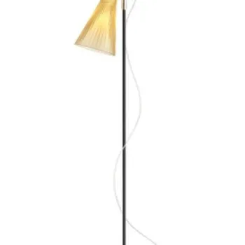 Lampadar Kartell K-LUX design Rodolfo Dordoni h 165cm negru-galben imagine