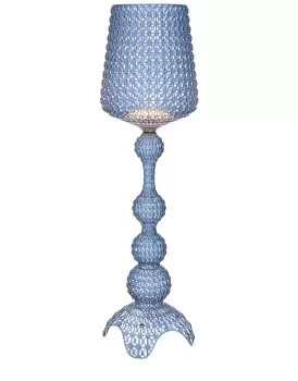 Lampadar Kartell Kabuki design Ferruccio Laviani LED 25W h165cm bleu transparent imagine