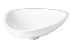 Lavoar asimetric tip bol Hansgrohe Axor Massaud 80cm fara orificiu baterie fara preaplin montare pe blat imagine