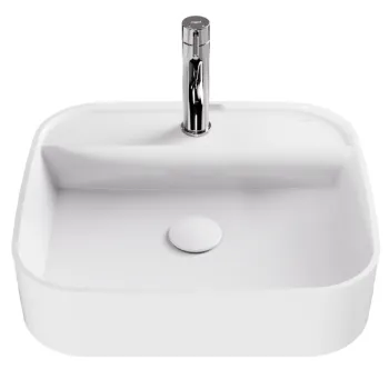 Lavoar Besco Assos Cera-Line 45x40cm  fara preaplin  alb imagine