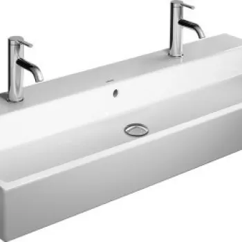 Lavoar dublu Duravit Vero Air 120x47cm montare pe mobilier alb imagine