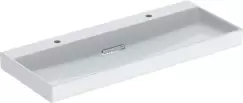 Lavoar dublu Geberit ONE 120x48cm montare pe mobilier scurgere speciala alb imagine
