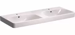 Lavoar dublu Geberit Smyle Square 120x48cm alb imagine