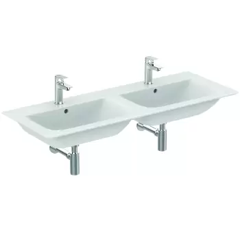 Lavoar dublu Ideal Standard Connect Air 124x46cm montare pe mobilier imagine