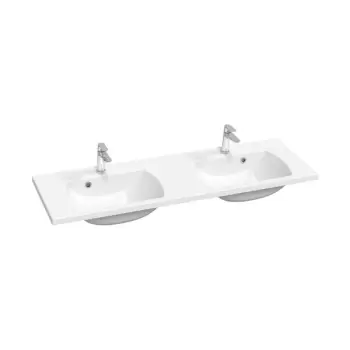 Lavoar dublu Ravak Concept Classic II 1300 130x49cm alb imagine
