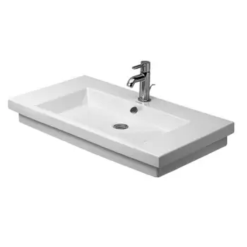 Lavoar Duravit 2nd floor 80x50cm montare pe blat imagine