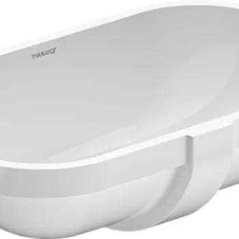 Lavoar Duravit D-Code 49.5x29cm fara orificiu baterie  montare sub blat imagine