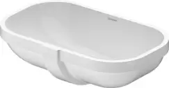 Lavoar Duravit D-Code 49.5x29cm fara orificiu baterie montare sub blat imagine