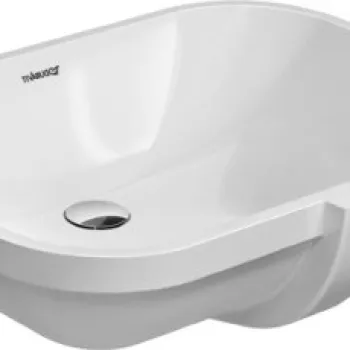 Lavoar Duravit D-Code 56x40cm  fara orificiu baterie  montare sub blat imagine