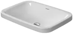 Lavoar Duravit Durastyle 60x43cm fara orificiu baterie fara preaplin montare in blat imagine