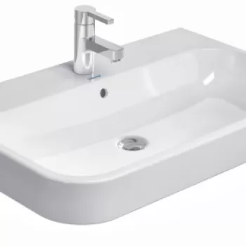 Lavoar Duravit Happy D.2 80cm montare pe mobilier alb imagine