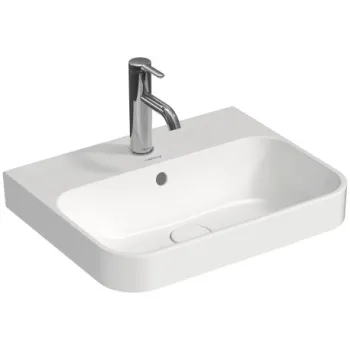 Lavoar Duravit Happy D.2 Plus 50x40cm montare pe mobilier Alb imagine