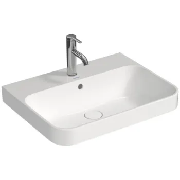 Lavoar Duravit Happy D.2 Plus 60x46cm montare pe mobilier Alb imagine