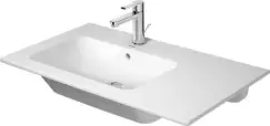 Lavoar Duravit ME by Starck 83x49cm orientare stanga si finisaj WonderGliss montare pe mobilier imagine