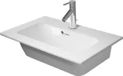 Lavoar Duravit ME by Starck Compact 63x40cm montare pe mobilier imagine