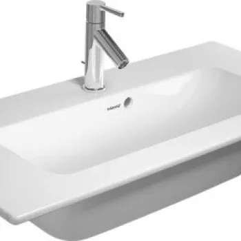 Lavoar Duravit ME by Starck Compact 83x40cm montare pe mobilier imagine