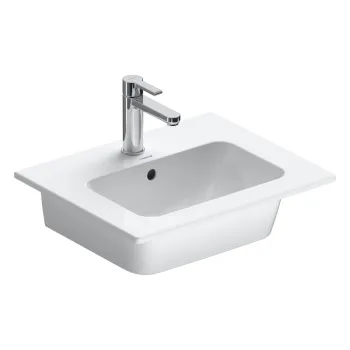 Lavoar Duravit ME by Starck WonderGliss 53x49cm  montare pe mobilier imagine