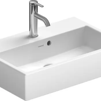 Lavoar Duravit Vero Air 60x40cm montare pe mobilier finisat suplimentar alb imagine
