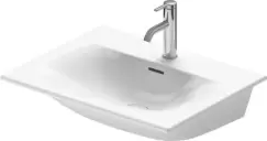 Lavoar Duravit Viu 63x49cm cu capac ceramic si ventil push-open inclus finisaj suplimentar imagine