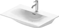 Lavoar Duravit Viu 73x49cm cu capac ceramic si ventil push-open inclus finisaj suplimentar imagine