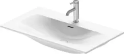 Lavoar Duravit Viu 83x49cm cu capac ceramic si ventil push-open inclus finisaj suplimentar imagine