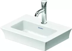 Lavoar Duravit White Tulip 45cm fara preaplin montare pe mobilier ventil ceramic alb imagine
