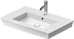 Lavoar Duravit White Tulip 75cm montare pe mobilier ventil ceramic alb imagine