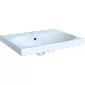 Lavoar Geberit Acanto 60x48.2cm montare pe mobilier alb imagine