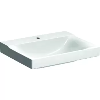 Lavoar Geberit Xeno2 60x48cm fara preaplin montare pe mobilier KeraTect alb imagine