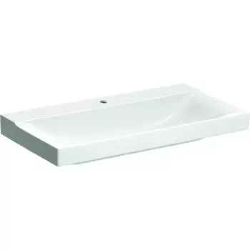 Lavoar Geberit Xeno2 90x48cm fara preaplin montare pe mobilier KeraTect alb imagine
