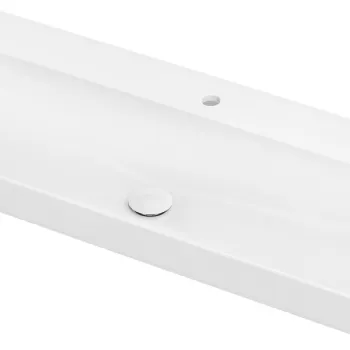 Lavoar Hansgrohe Xelu Q 120x48cm  fara preaplin  montare pe mobilier  SmartClean  alb imagine