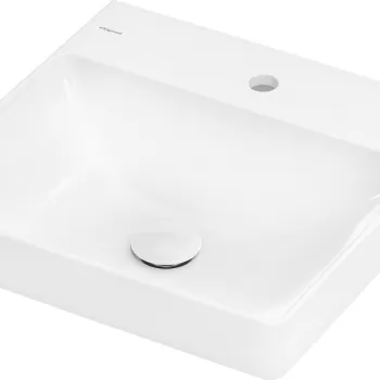 Lavoar Hansgrohe Xelu Q 50x48cm  fara preaplin  montare pe mobilier  SmartClean  alb imagine