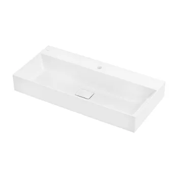 Lavoar Hansgrohe Xevolos E 100x48cm  fara preaplin  montare pe mobilier  SmartClean  alb imagine